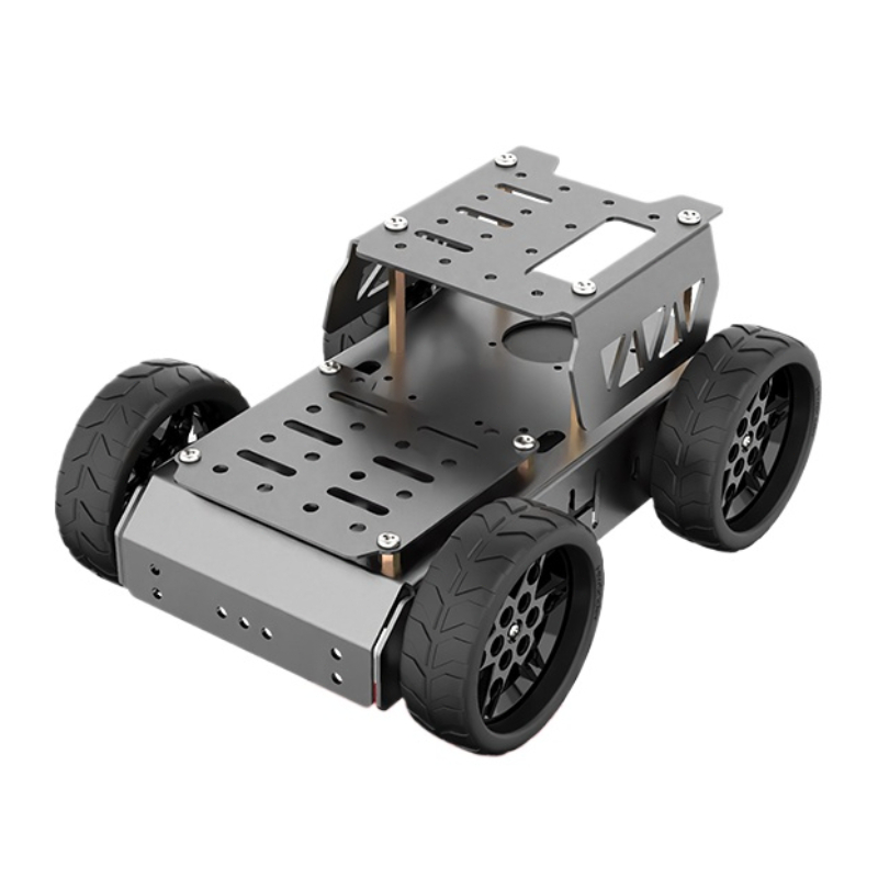 Arduino Robot - عربة كهربائية بأربع عجلات بإطار من