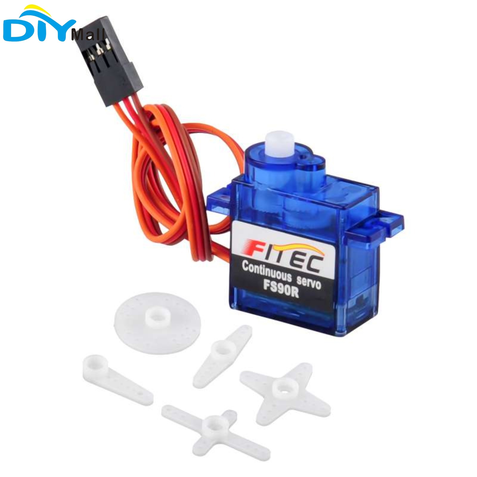 Micro Servo - سيرفو FS90R 9 جرام بدوران مستمر