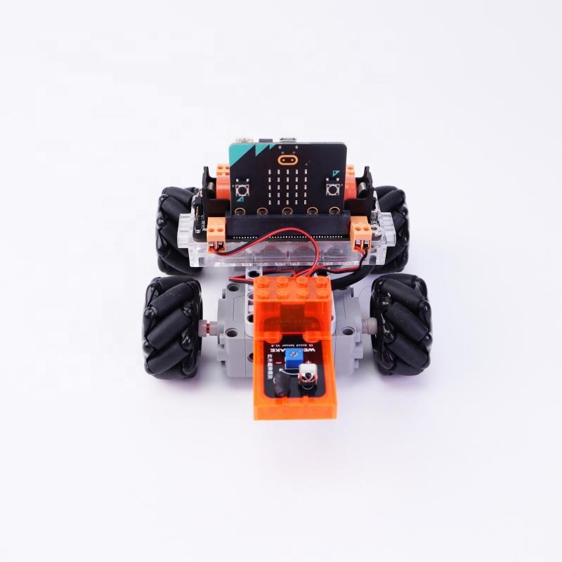 Microbit Robot - مجموعة روبوت سيارة ميكرو بت رباعية