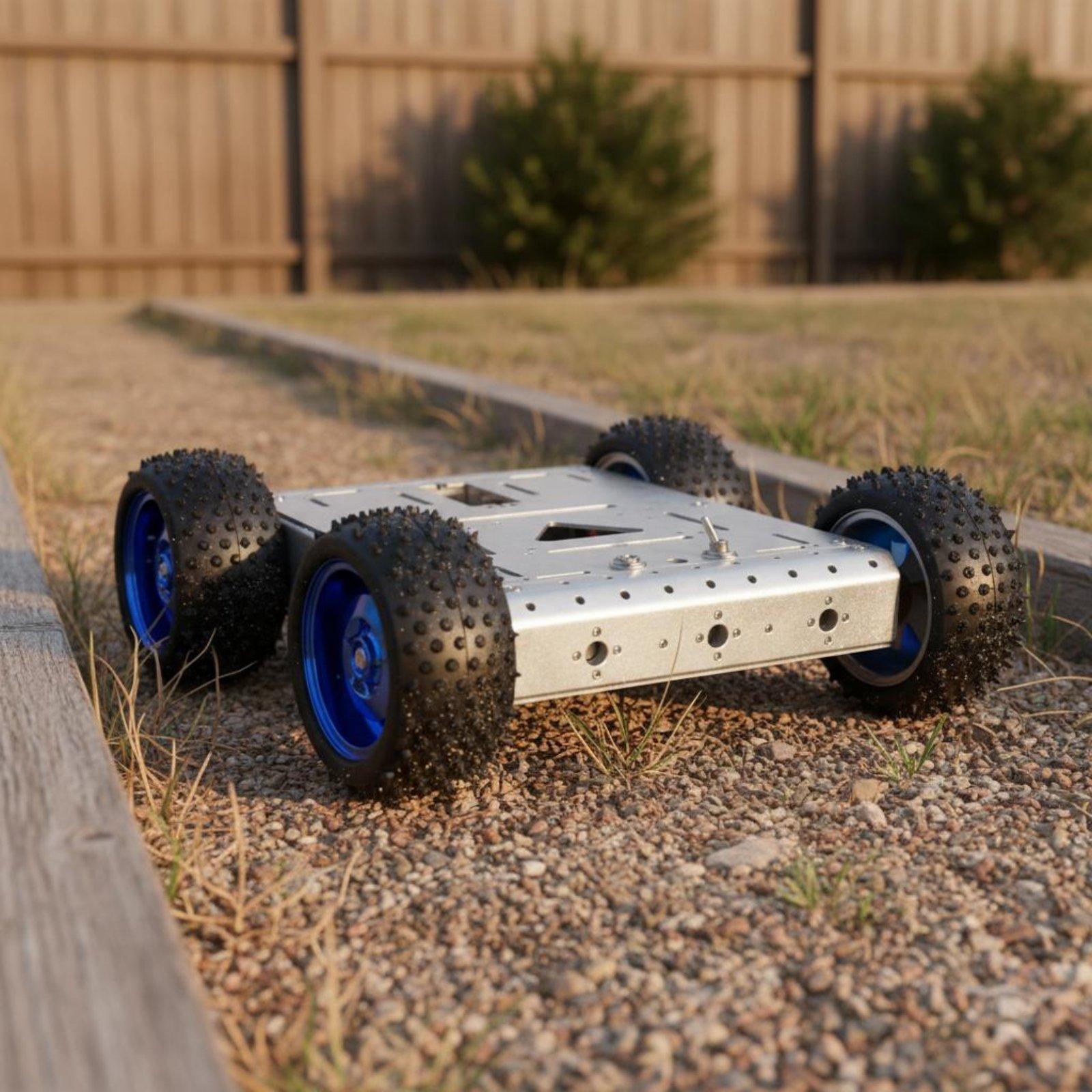 هيكل سيارة ذكية بنظام الدفع ال - مراجعة Robot Wheel وسعره