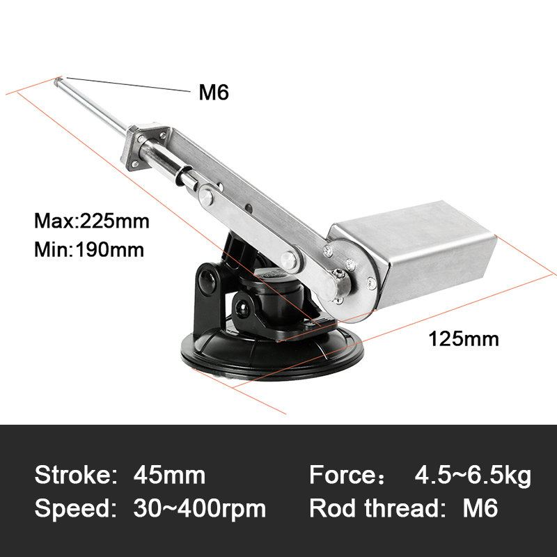 محرك خطي تلسكوبي بجهد 24 فولت  - مراجعة Geared Motor وسعره