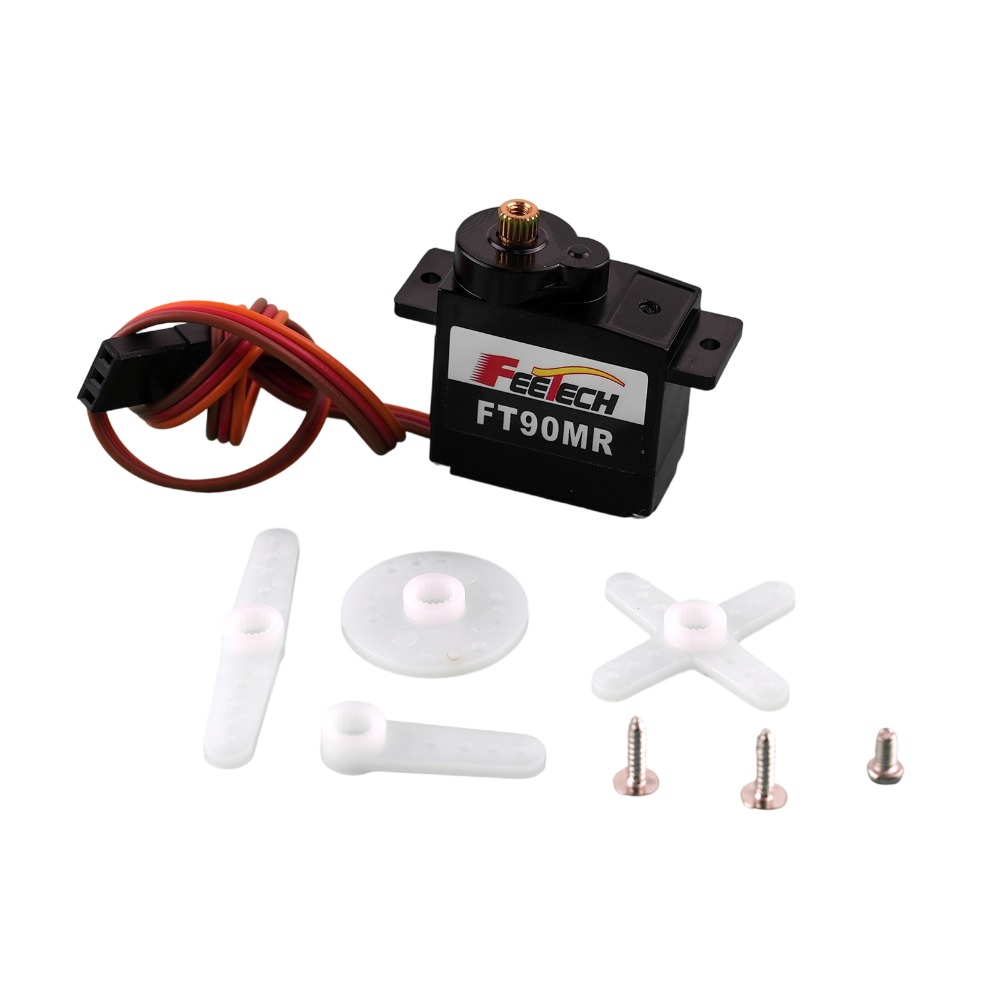 1/2/4 قطعة Feetech FT90M الرقم - مراجعة Micro Servo وسعره