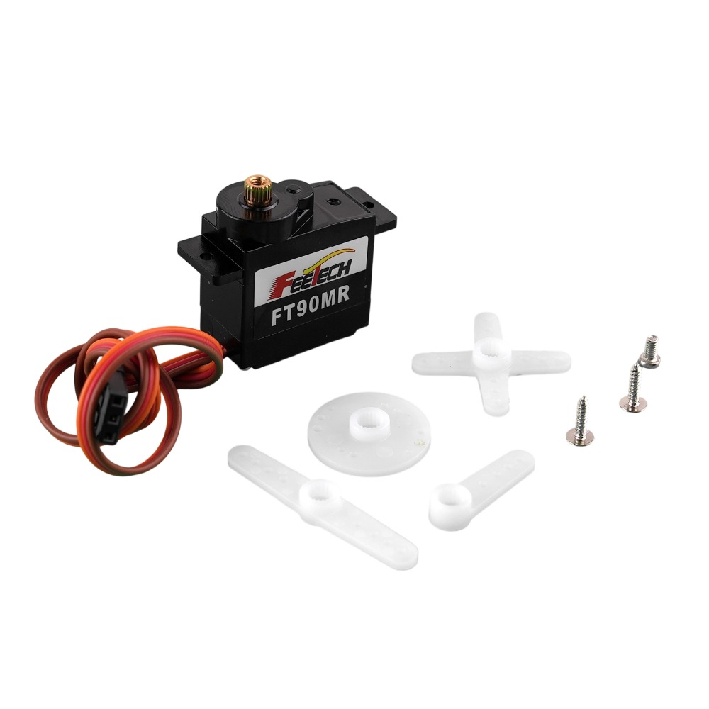 1/2/4 قطعة Feetech FT90M الرقم - مراجعة Micro Servo وسعره