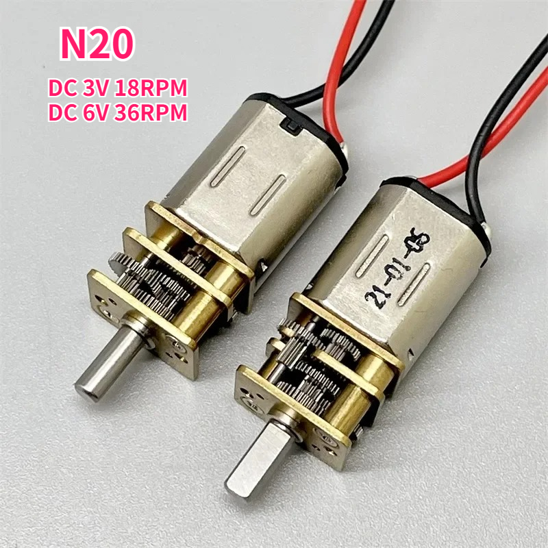 N20 تيار مستمر 3 فولت 18 دورة  - مراجعة Dc Motor وسعره