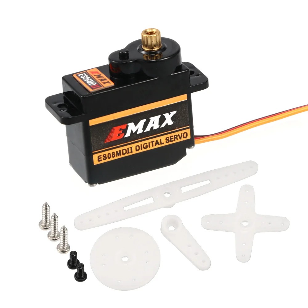 سيرفو رقمي EMAX ES08MDII ES08M - مراجعة Sg90 Servo وسعره