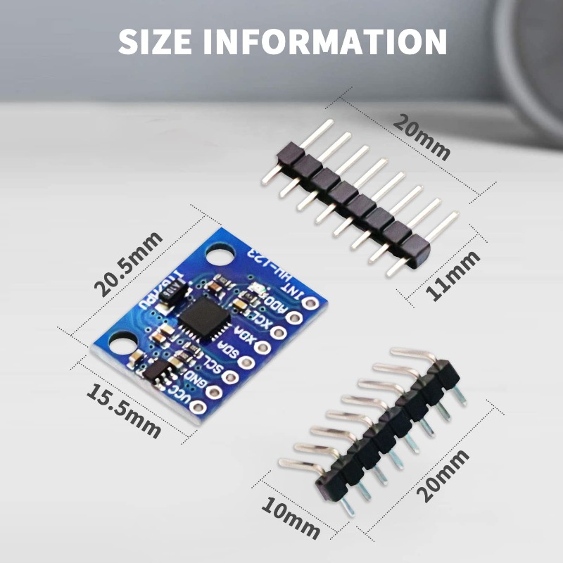 5 قطع من وحدة قياس التسارع وال - مراجعة Accelerometer Mpu6050 وسعره