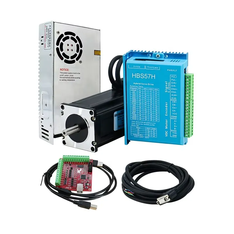 محرك ستيبر HLTNC Nema23 ذو حلق - مراجعة Servo Kit وسعره