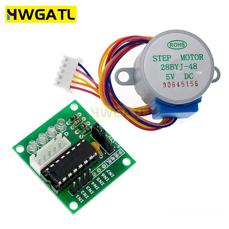 HWGATL 5 فولت 4-Phase 28BYJ-48 - مراجعة Uln2003 Driver وسعره