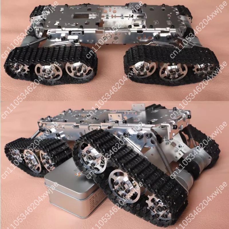 هيكل دبابة بلاستيكي للتحكم عن  - مراجعة Arduino Robot وسعره