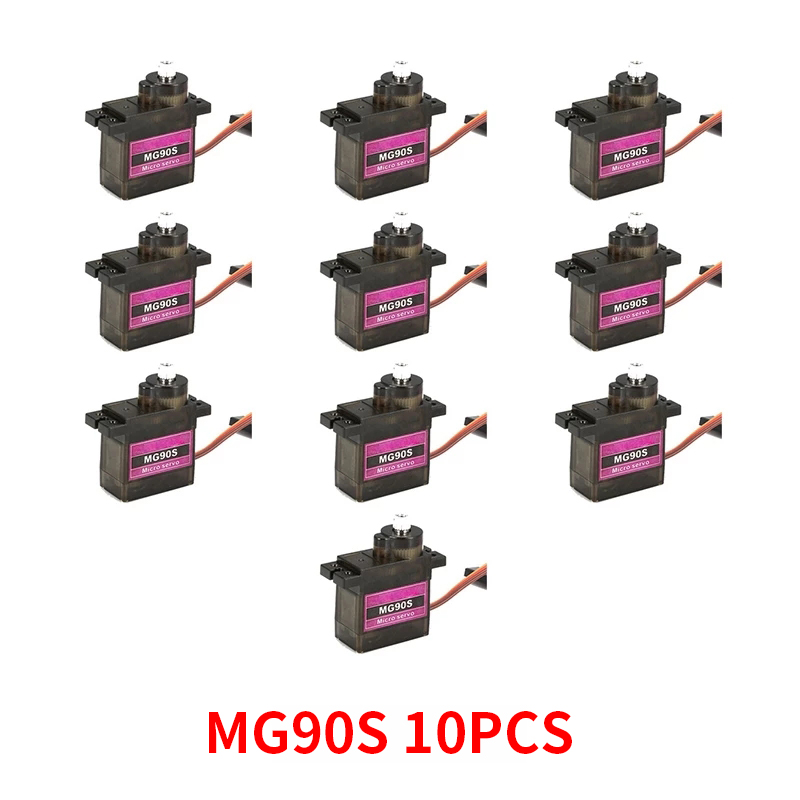 4/5/10/20 قطعة MG90S ميتال جير - مراجعة Sg90 Servo وسعره