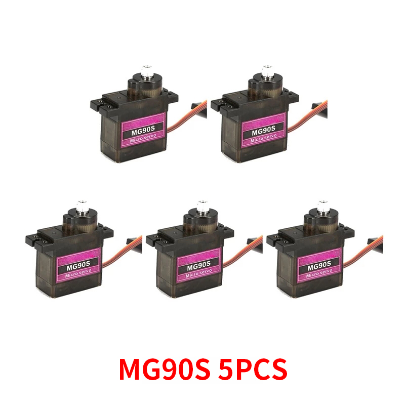 4/5/10/20 قطعة MG90S ميتال جير - مراجعة Sg90 Servo وسعره