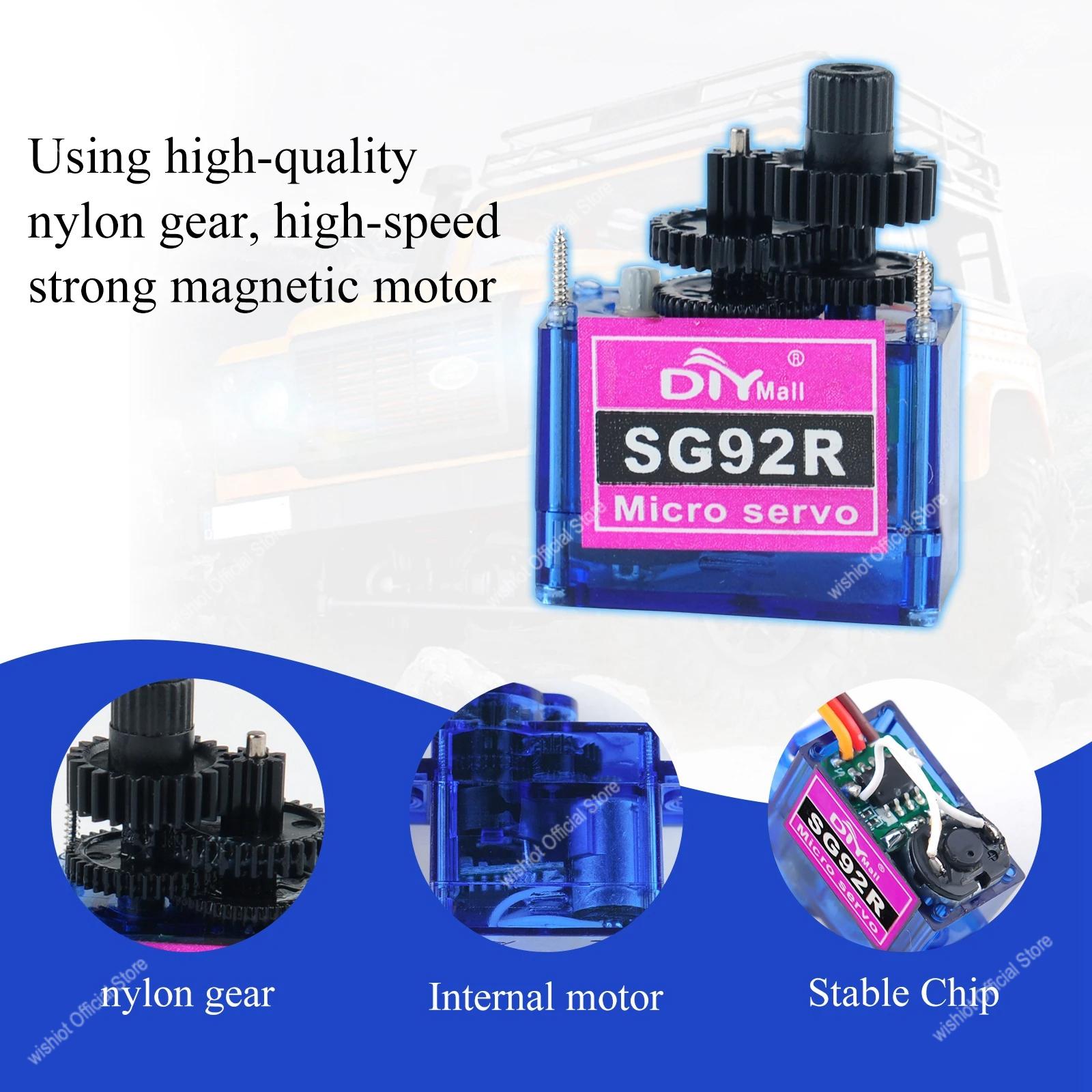 SG92R محرك سيرفو صغير 4.8-6 فو - مراجعة Micro Servo وسعره