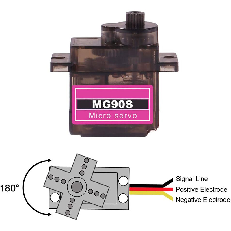 سيرفو MG90S 5/10/20/40 قطعة، ت - مراجعة Sg90 Servo وسعره