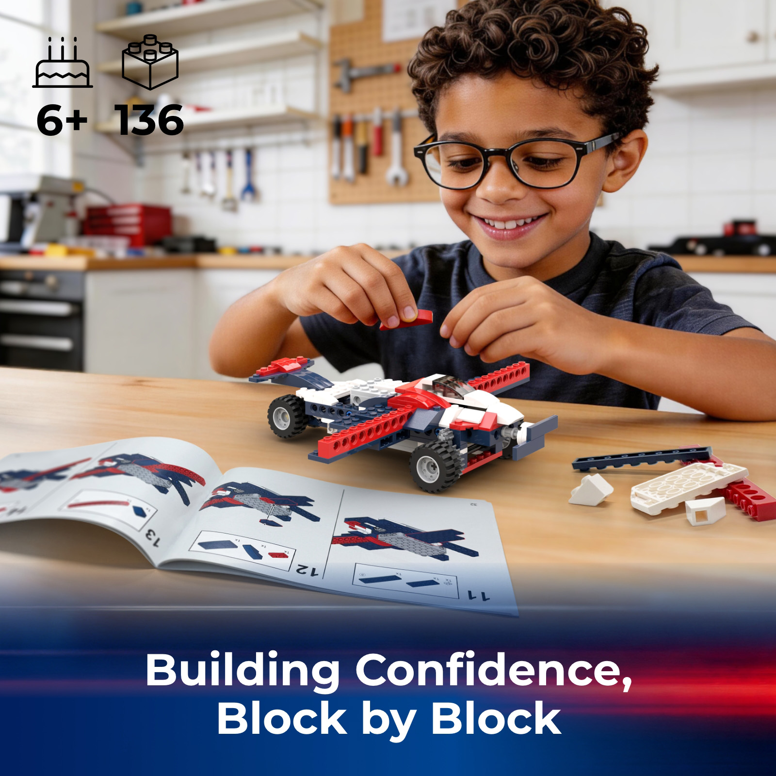 مجموعة مكعبات بناء Apitor 8 في - مراجعة Robot Car Kit وسعره