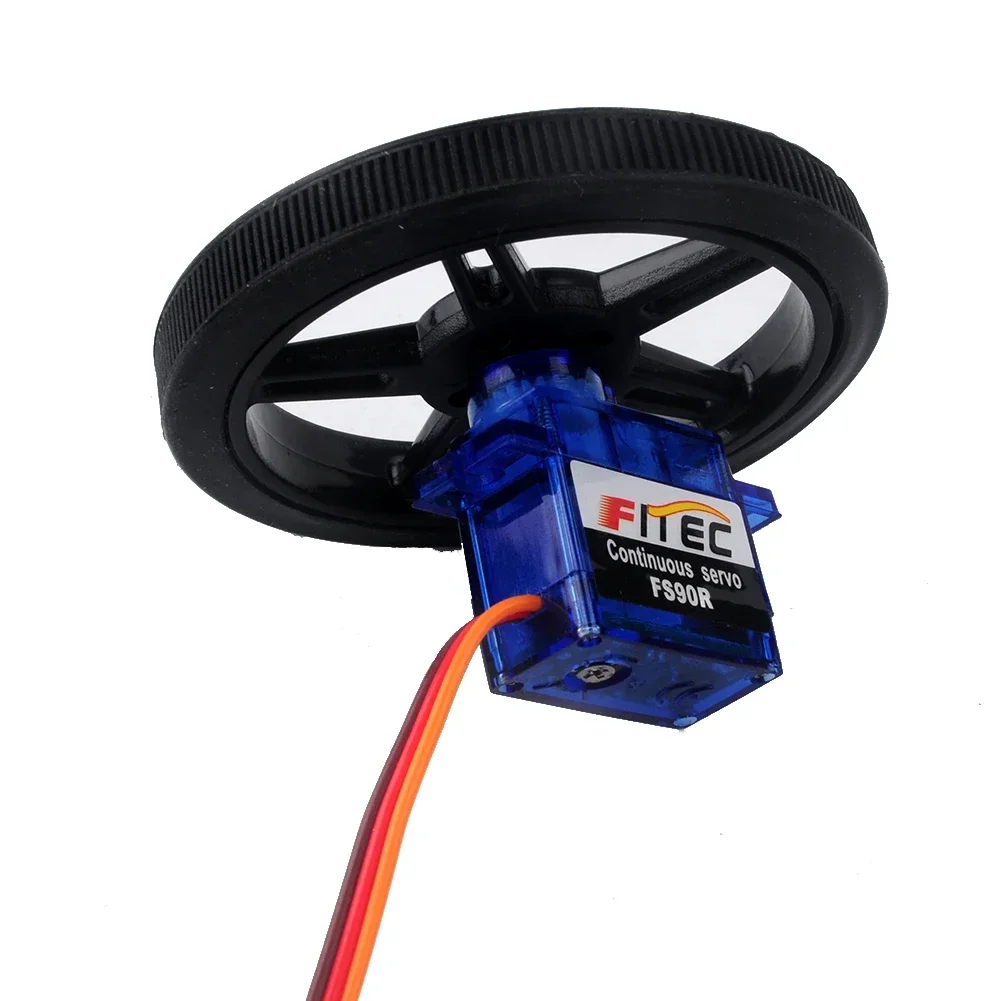 4 مجموعات من محركات Feetech FS - مراجعة Micro Servo وسعره
