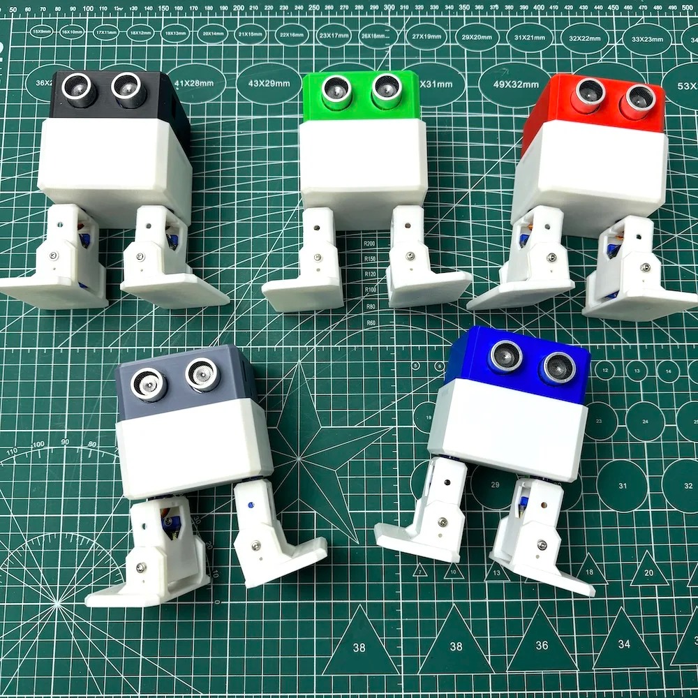 مجموعة روبوت ثنائي القدم مطبوع - مراجعة Arduino Robot وسعره